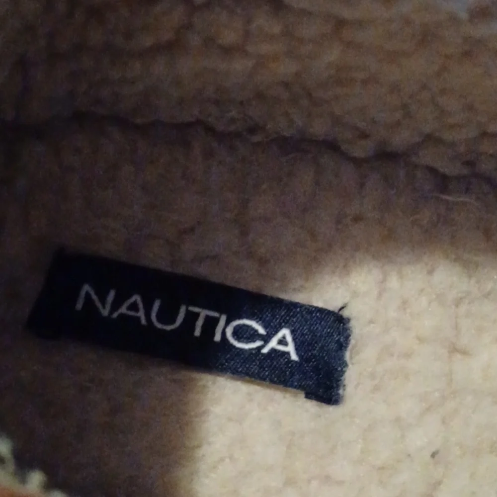 -- Nautica Men's Brown Suede Loafers Size 12